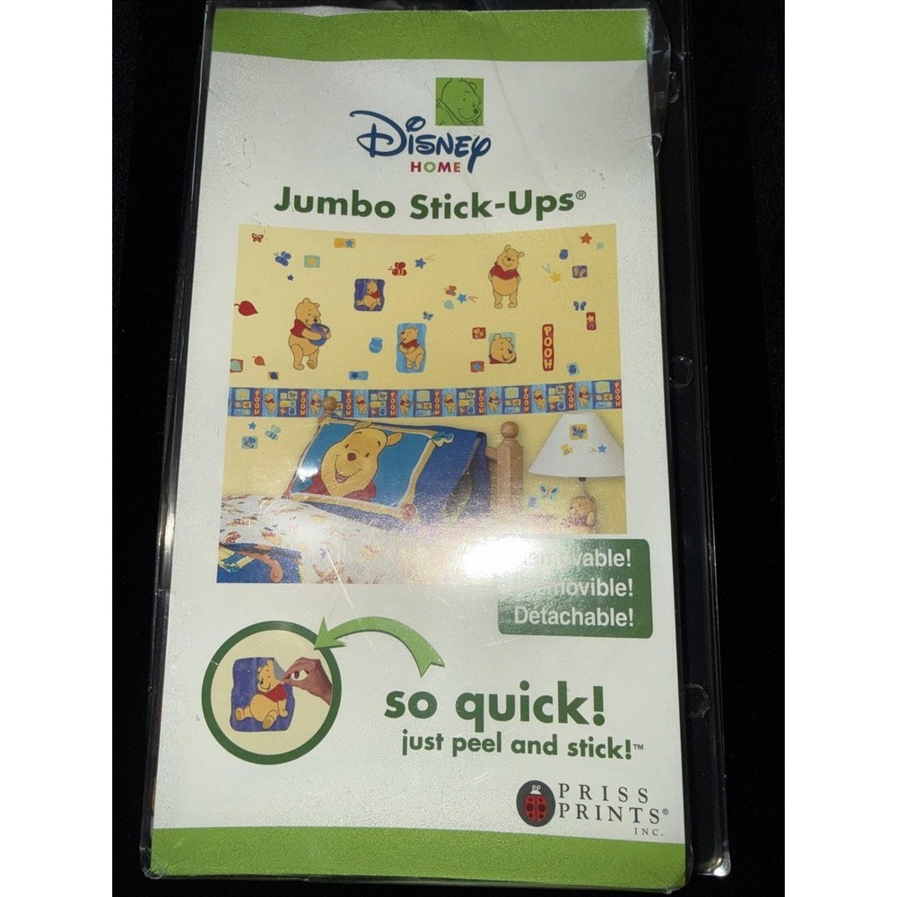 Priss Prints Disney Winnie the Pooh Stick-Ups Vintage Pooh And Accessories 5429
